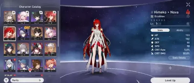 Asia | TL 4 | Himeko nova | Evernight | Sparkle | Blade | Bronya | Danheng pt | Archer | Golden companion 3