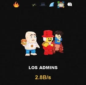 Los Admins 2.8B Steal a Brainrot