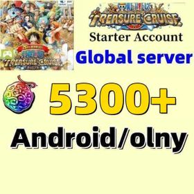 Global| Android /only| [5300+ Diamond/Rainbow]丨Global English server | Initial account|[Instan Delevery]ONE PIECE TREASURE CRUISE
