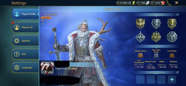 [8 Mythical Champions][22.95M] Lady Mikage,Arbais(5*),Lazarius,Gizmak,Androc,Ashnar,Embrys(5*),Karnage + 237 LEGENDARY (Marius(5*),Siphi+1/x2 411+Rotos,Acrizia(5*)+Gnut(5*),Krisk,Shu-Zhen(5*),Nekhret…) + 1k UNM + 1k NM HYDRA + 25 SD/25 SHOGUN AUTO