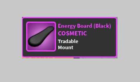 World Zero : Energy Board (Black)