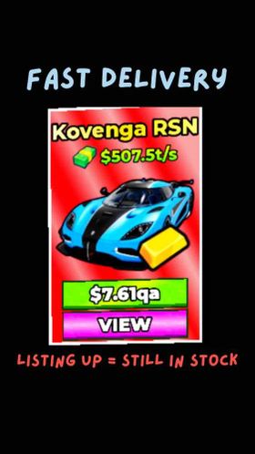 [🪙 GOLD KOVENGA🪙 ] 🚗 DREAM CAR COLLECTION 🚗 BEST CARS 🚗 CHEAP 🚗