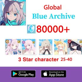[Global]80000+gems|25-40 random 3-star heroes +(limited) Mika +(swimsuit) Mika+(swimsuit)Saint Ya+(swimsuit)Nagisa+(swimsuit) Hinata+2-8 limited heroes| Fast shipping