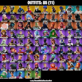 85 Skins | The Reaper, Take the L, Prodigy, Elite Agent, Blue Team Leader, Blue Striker, Flappy [Full Access] Psn, Xbox, PC