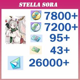 Korea| Laru + 26000 Diamonds + 7800 Gold Vinyls + 7200 SilverVinyls + 95 Azure Tickets + 43 Standard Tickets + 5-Star Echo Selector + 5-Star Rover Selector + Unused 5-Star Selector | Fast Delivery