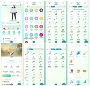 [#212]  LVL 70 🔥 | 22 Shiny | 16 Costume | 14 Shiny Costume | 5.1 Stardust Million | 6 Costume Can Evolve | 1000 Item Storage | 450 Pokemon storage | Instant Access