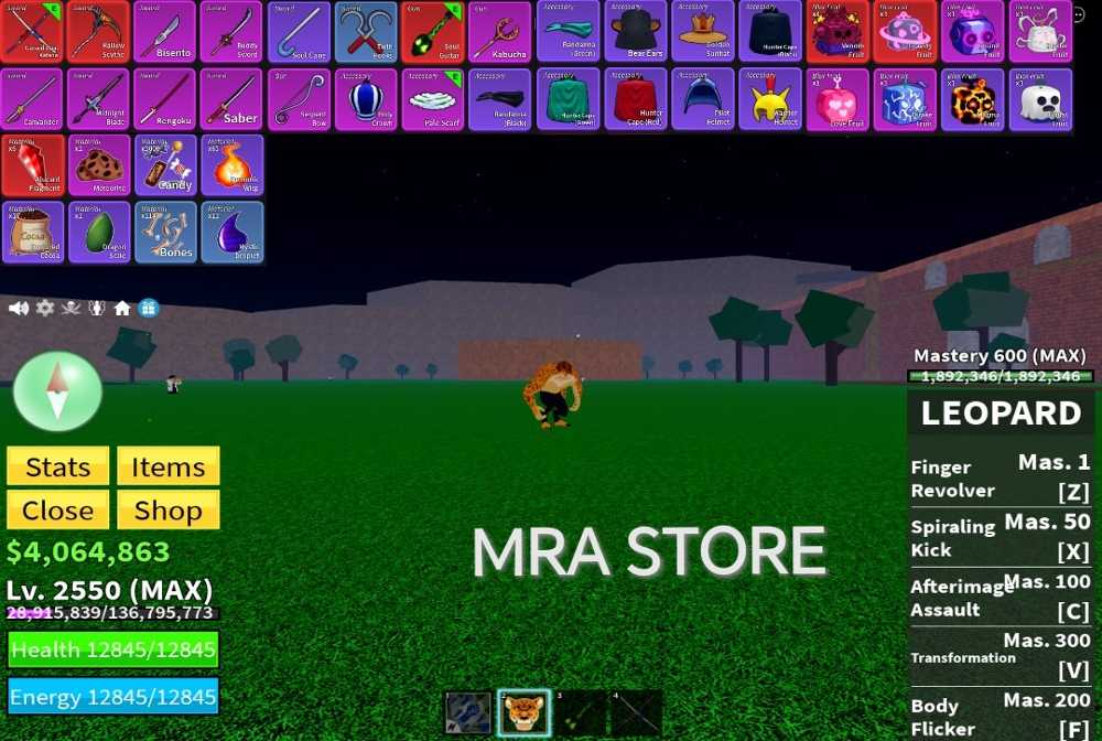 [Blox Fruits Account] Level Max (2550) | Leopard | CDK | SG | HS ...