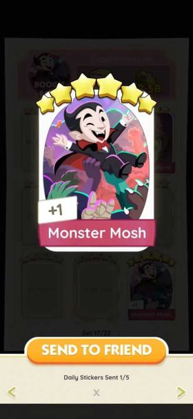 Monopoly GO 6 Star - [Set17-9 Monster Mash]