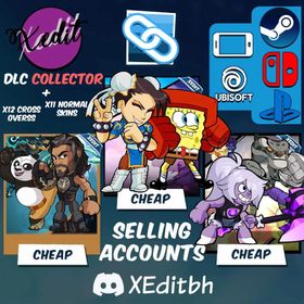 ⭐️️Sale⭐️️Brawlhalla x12 Crossovers skins x11 normal skins and collector pack (You can link to your account)