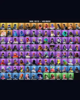 [OG] 103 Skins Deadpool ⭐️ Meowscles ⭐️ Midas ⭐️ Skye ⭐️ Kor ⭐️ Katalina ⭐️ Guff ⭐️ Champion Stash'd ⭐️ Tony Stark ⭐️ Surf Witch ⭐️ Jennifer Walters ⭐️ Slayer Juice WRLD ⭐️ Marigold ⭐️ Doctor Slone ⭐️ Mystique ⭐️ Mandalorian ⭐️ Groot ⭐️ L m9031650905