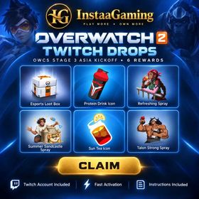 Overwatch 2 Latest Twitch Drops | 6 Exclusive Rewards | Loot Box, Sprays & Icons