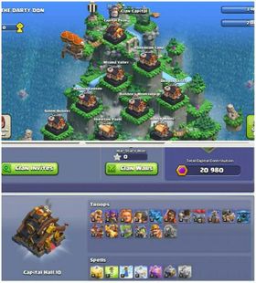 [Level 25]➤➤489 War Wins 320 Losses➤➤Capital Hall 10➤➤Clan Name:THE DARTY DON➤➤Master Leauge 3➤➤Best Cheap Deal