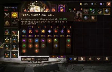 Eu - Imperius / 3375 Resonance Crusader / 1600 Paragon / Very Good Account / Details Below
