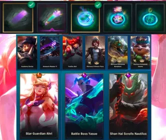 [SEA] 🌟GOOD FOR MAIN🌟 High Winrate | Low Matches | Platinum Rank | Legendary Skin Star Guardian Ahri | Epic Skins | Recall | Trail