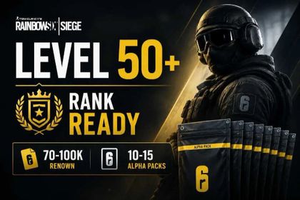🧑‍💻 PC / STEAM / XBOX 🎖️ Ranked Ready Level 50 💵 70K -100K Renowns 🗂️ 10-15 Alpha Packs 🥷 Operators Unlocked 🏎️ Instant Delivery