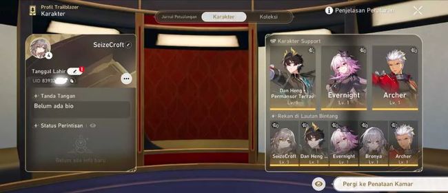 Starter Asia TL 4| Evernight+Danheng PT+Archer+Sparkle+200 Golden ticket