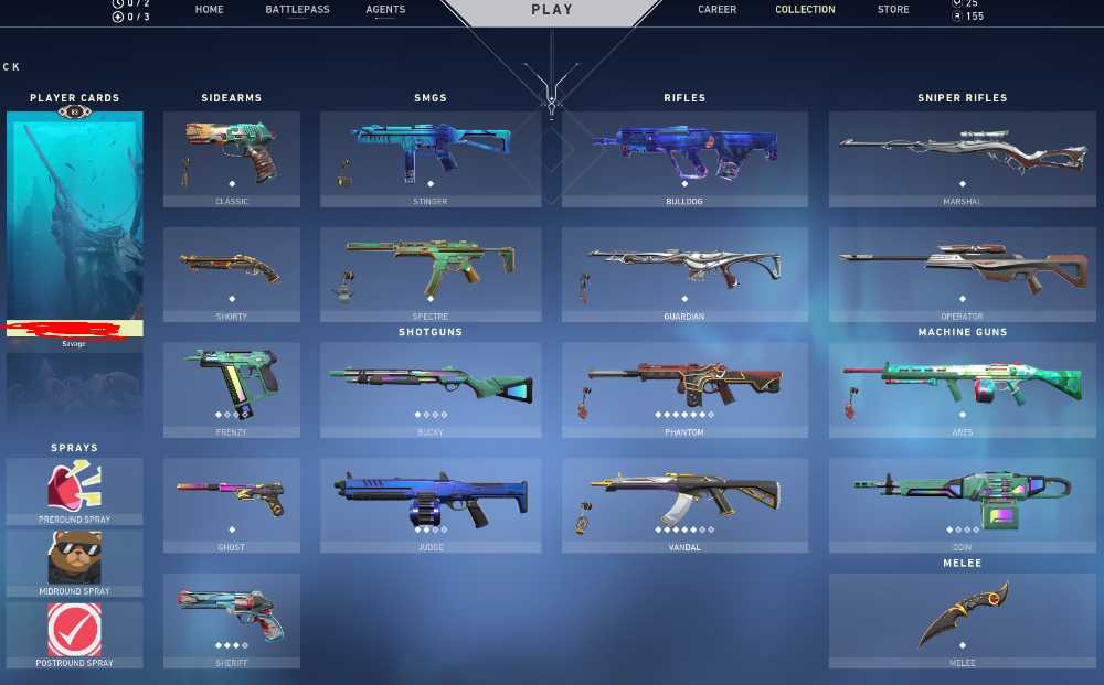 Eu 48 Skins Ruin Dagger Prime Vandal Glitchpop Vandal Oni Phantom Songsteel Bp Prism Iii Axe