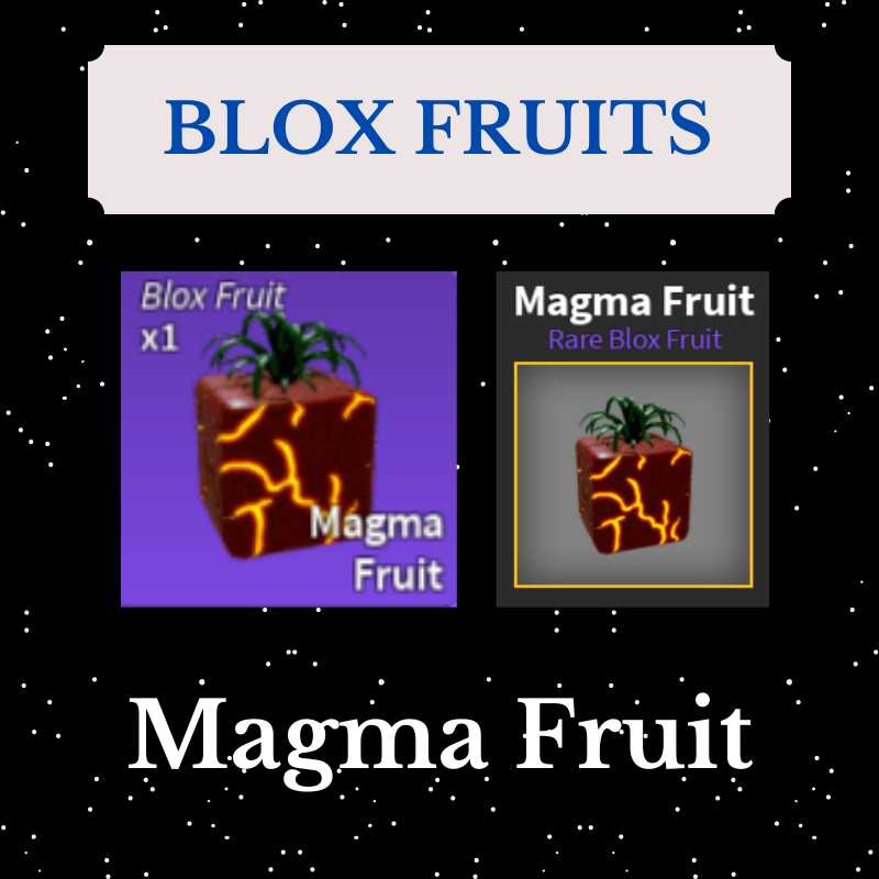 Magma Fruit | Blox Fruits | Roblox