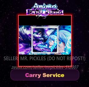 World 1 All Story Carry Service - Anime Last Stand
