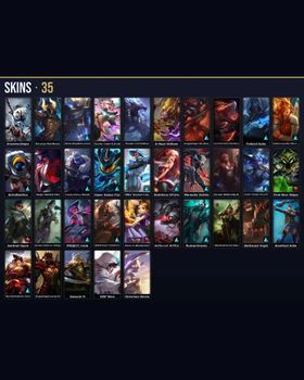 🌍 EUNE ⭐ Unranked 🎨 35 Skins 🏆 105 Champions 💙 2K BE 📈 Level 213 🏅 Victorious Anivia 💎 3 Legendary 🔹 Final Boss Veigar 🔹 Sentinel Vayne 🔹 Annie in Wonderland 🔹 Snowmerdinger 🔹 Perseus Pantheon 🔹 Mecha Kingdoms Garen 🔹 Faerie Court Ezreal m9839167692
