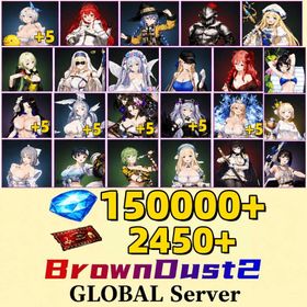 [GLOBAL]150000 Diamonds+ Beachside Angel Teresse（+5）+Respected Master Roxy+Esteemed Adventurer Eris+Orcbolg Goblin Slayer+Supreme God Archbishop Sword Maiden+Earth Mother Believer Priestess +Daughter of Starwind High Elf Archer+Pure White Blessing Refithea+Water Park Queen Wilhelmina+Hedonist Liberta+Dream Bride Eclipse（+5）+Daydream Bunny-Murphyia（+5）+Summer Vacation Dalvi（+5）+Stray Cats Rou+Frozen Queen Wilhelmina（+5）+Dancing Snowflake Yumi+Fist of Conviction Yozakura+Gentle Destroyer Yomi+Kind Ruthlessness Hikage+Noble Flame Ikaruga+Ocean Vanguard Luvencia+Pool Party Justia+Pool Party Scheherazade| Single draw coupon:2450 |5★ Recruitment Ticket*3 +|5★ Draw Ticket*10|random 70-100 five-star clothing+ 90-150 UR weapons|3,200 pulls|[Fast delivery] BrownDust 2 Account BDust 2