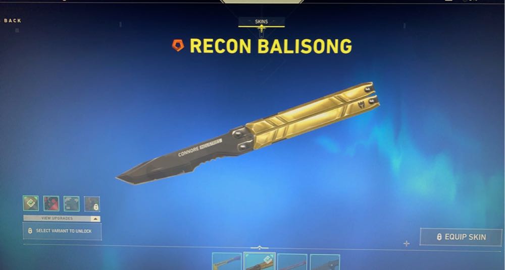 Valorant Recon Balisong / RGX 11Z PRO Phantom / Prim axe / k tac knife