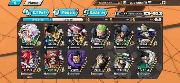 [4776][ IOS+ANDROID ] 4 EX META / Bonney + Zoro Sanji + 2 Roger , Solo Fresh
