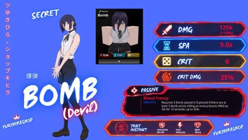 Secret Unit Bomb 125k Dmg | Defeat Anime RNG