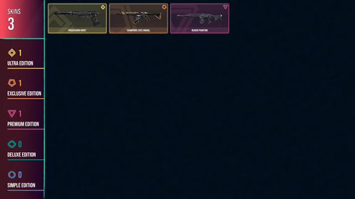 🥑 NA 🥑 3 SKINS 🥑 VALUE: 6925 VP 🥑 Phaseguard Ghost 🥑 Champions 2025 Vandal 🥑 Reaver Phantom 🥑 SILVER 1 🥑 42 LEVEL 🥑 INSTANT DELIVERY 🥑 FULL ACCESS 🥑 EyEKj 🥑