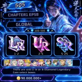 505 ✨STARTER💎 400-500✨7DS : GLOBAL UNLINKED | 1Lr + 1Ur + Collab Gachiakuta | Fast Delivery