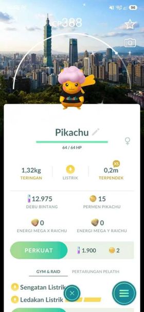 Pikachu Shiny Background Taipei, Singapore, Kuala Lumpur, Manila