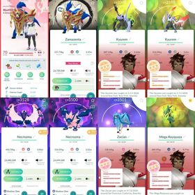 👑  GOD LVL 70 | SHUNDO ZACIAN | ZAMAZENTA CROWNED BG AE | SHINY KYUREM BLACK+WHITE FUSION | SHINY NECROZMA DUSK+DAWN AE | SHINY PALKIA SR BG AE | HUNDO MEGA MEWTWO Y BG AE 6K | 6M DUST
