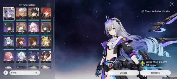 ASIA • TL 4 • SILVER WOLF LV 999 + ARCHER + 2 GOLDEN COMPANION + RUAN MEI + DANHENG IL STARTER • UNSET USERNAME + UNSET BIRTHDAY • LOGIN BY HOYOVERSE EMAIL [4]