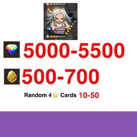 Global|IOS/Only|5000-5500RD|700-800GF|Seraphim+Random 4-Star Characters|100% Safe Account|