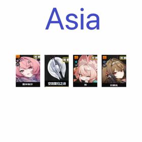 Asia|Female lv8-12| Remielle Dan+Ye Shunguang +weapon+ Zhao + Random 4-star character|Fast delivery