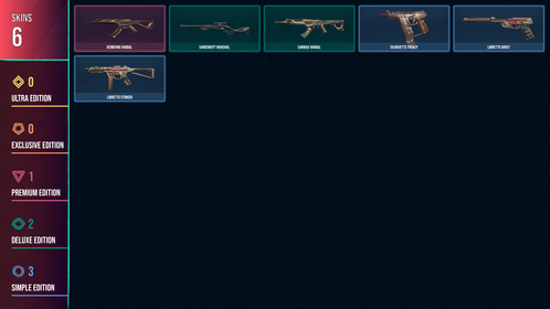 🥑 NA 🥑 6 SKINS 🥑 VALUE: 3050 VP 🥑 XERØFANG Vandal  🥑 Sandswept Marshal 🥑 Sarmad Vandal 🥑 Silhouette Frenzy 🥑 Libretto Ghost 🥑 Libretto Stinger 🥑 RANKED READY 🥑 30 LEVEL 🥑 INSTANT DELIVERY 🥑 FULL ACCESS 🥑 FgQB3 🥑