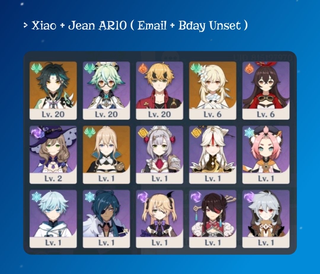 Xiao + Jean AR10
