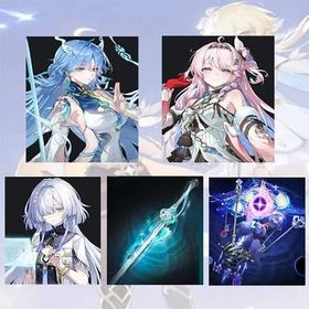 Asia lv 8| Qingxiao + Denia + Mornye + Qingxiao Weapon + Denia Weapon | Random 4 stars |The novice pool is not used