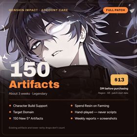 Artifact Farming | 150 Five-Star Artifacts