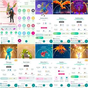 [RAREST]⚡ LEVEL 64⚡5K CP CROWN ZACIAN👑SHINY GALAR MOLTRESS⚡ORIGIN LUCKY SHINY DIALGA⚡SHINY LUNALA⚡8 SHINY LEGENDARY POKEMONS⚡SAFE 💯