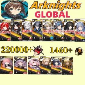 Global EN|220000-230000 synthetic jade+1460-1550 origin stone or Single number 780-810 draws+Togawa Sakiko or Lappland the Decadenza or Yu or Ines or Logos  or Virtuosa  or Muelsyse or Wiš'adel+Randomly select 1 six-star character One of them /Some chapters passed [Android/IOS] Arknights
