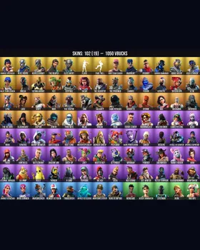 102 Skins Sparkle Specialist ⭐️ Blue Squire ⭐️ Floss ⭐️ Royale Knight ⭐️ The Reaper ⭐️ Elite Agent ⭐️ Take The L ⭐️ Peely ⭐️ Aura ⭐️ Rippley vs Sludge ⭐️ Catalyst ⭐️ Raptor ⭐️ Blue Team Leader ⭐️ Reaper ⭐️ Omega ⭐️ Warpaint ⭐️ Fable ⭐️ Dem m235561103