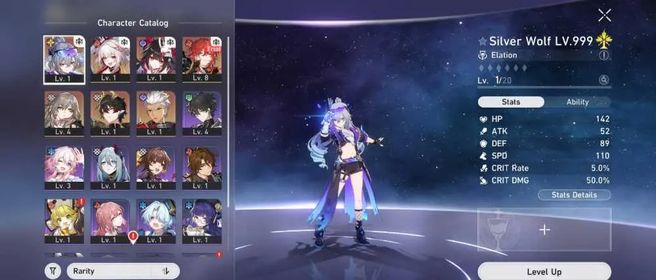 Starter TL 4 | ASIA | Silver Wolf LV. 999 + Sparxie + Sparkle + DHPT + Archer + 47 Star Rail Special Pass / Limited Pull | Unset All | First Own | Character Banner pity 21 | Lightcone Banner pity 26 | 2 Golden Companion Spirit | Female MC | MC Stelle | Manual play | Never top up | Have 47 Limited Pull | Starter TL4 SW999 Silver wolf LV999 Sparxie Dan Heng PT Sparkle Archer Trailblazer level 4