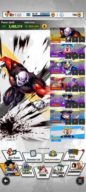 Android |Starter|LR Goku kaioken blue 10* | 7 LL