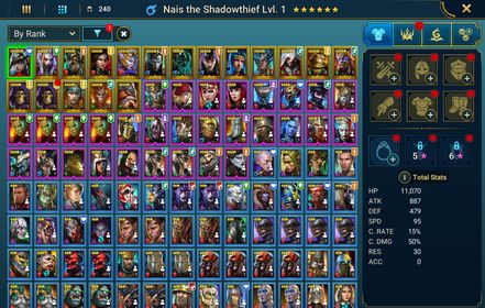 RSL1646 //  / Nais the Shadowthief + legs 👑 Starter Account