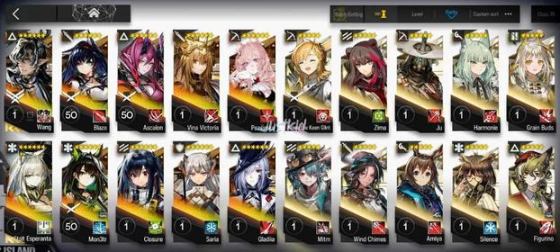 ARKNIGHTS GLOBAL STARTERMID 10*6 , 2 LIMITED KALTSIT ALTER , WANG , MON3TR,ASCALON,VINA,BLAZE,CLOSURE,POZEMKA,SARIA,GLADIA