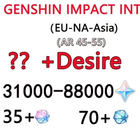 NA/AR50+[46000+ Primogems |60+Intertwined Fate 97+Acquaint Fate Genshin Impact Accounts