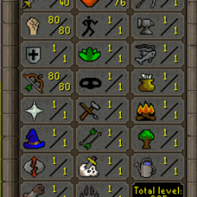 ⚡️ Hand Trained Pure Account ⚡️ 40 Attack / 80 Strength / 1 Defence 🏆 80 Range / 76HP / 58 CMB 🎮