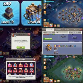 RARE | COSMIC SET | COSMIC SCENERY | TH18 NEAR MAX | 8 EPIC MAX | 20X SKINS | 5X SCENERY | EMAIL CHANGE YES | IMPRISONED DUKE SKIN | WAR MACHINE SCENERY | HERO:103-105-90-75-50-16 | APPRENTICE MAX | 3481 WS | XP-238