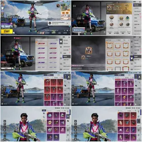 Lvl 61"MP5k (KillMsg)S18 (KillMsg)7 Mythic Set"Glacier Helemt"Boldline/Acadmey Uza"Dune Daica"1 Material"Rename Card"Europe Crown